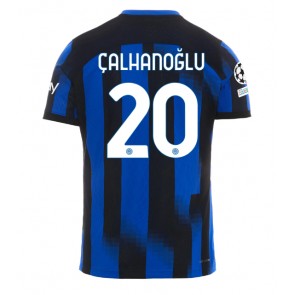 Inter Milan Hakan Calhanoglu #20 Replika Hjemmebanetrøje 2023-24 Kortærmet